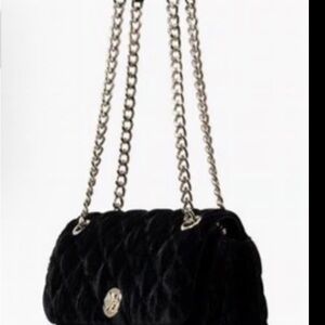 Sophisticated Black Kate Spade Quilted Shoulder Bag